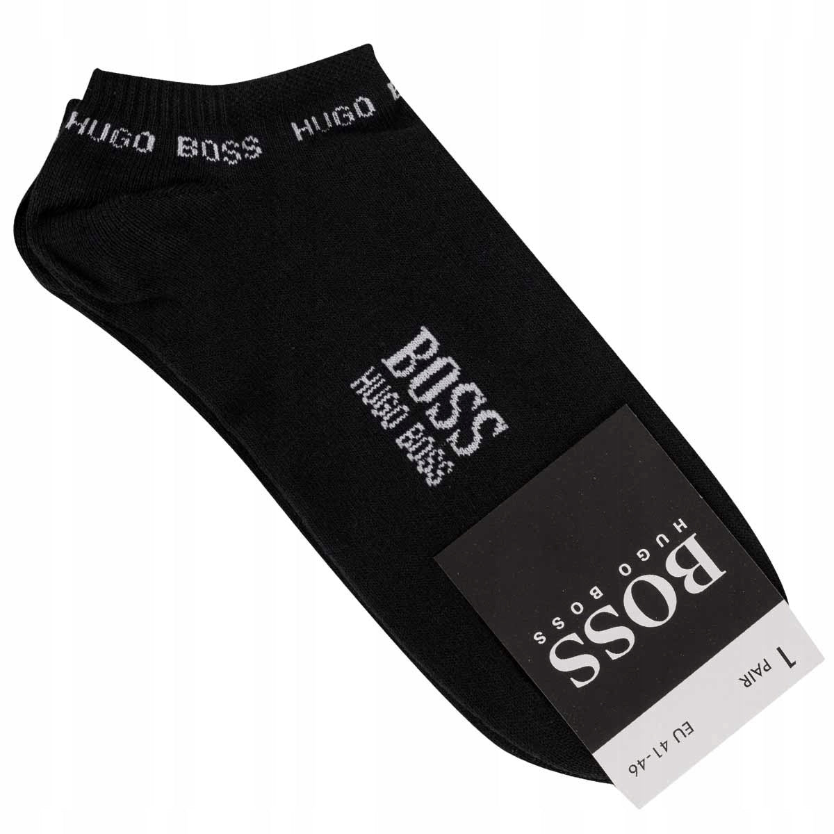 Skarpetki HUGO BOSS stopki 100% BAWEŁNA 12 par czarne