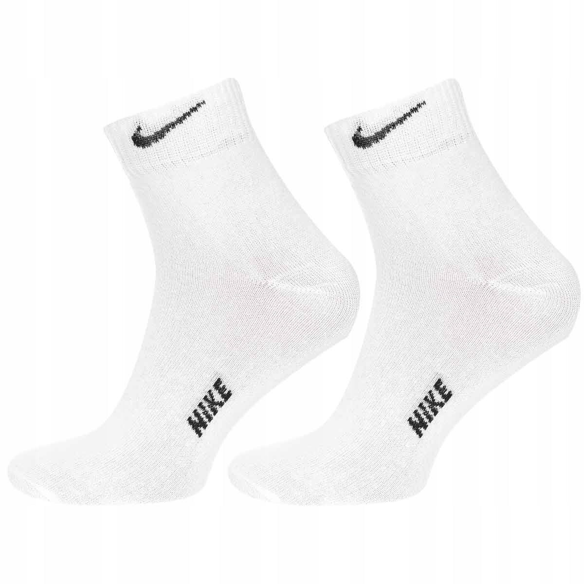 Skarpetki NIKE skarpety 100% bawełna 12 PAR białe/czarne/szare