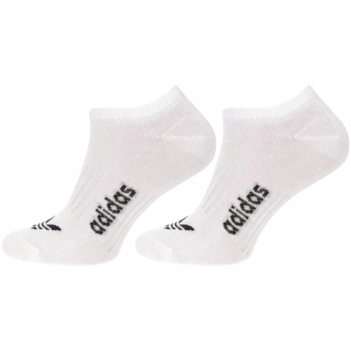 Skarpetki ADIDAS stopki 12 PAR 100% BAWEŁNA białe