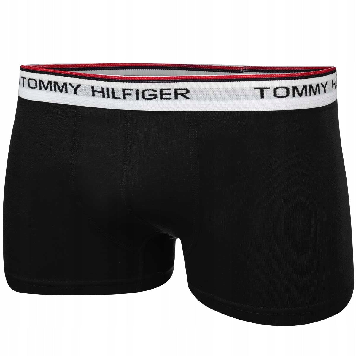Bokserki męskie TOMMY HILFIGER majtki 3 pary czarne/czerwone/granatowe