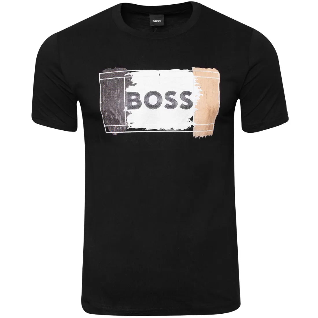 Koszulka męska t-shirt BOSS 100% BAWEŁNA czarna