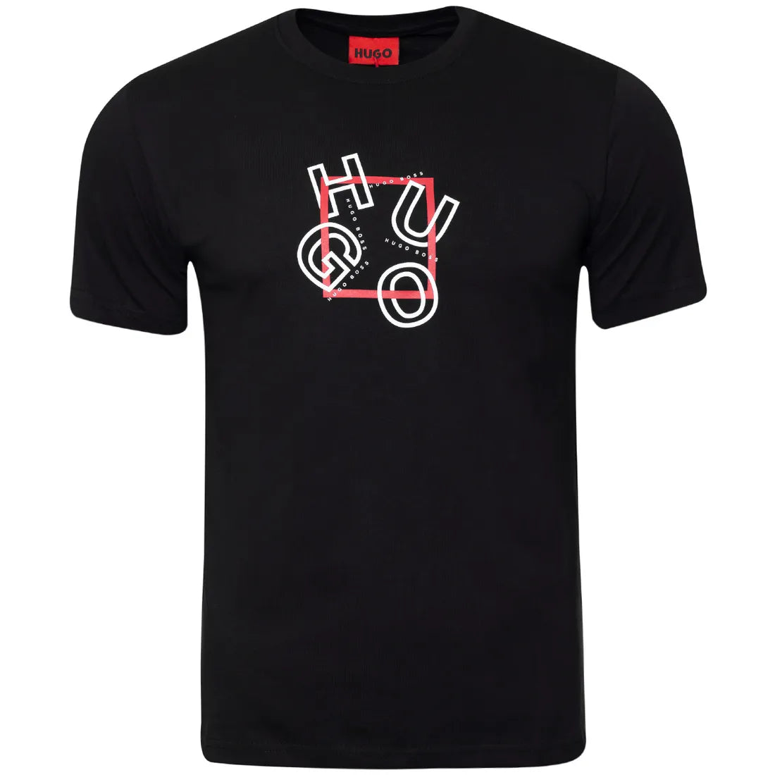 Koszulka męska t-shirt HUGO 100% BAWEŁNA czarna