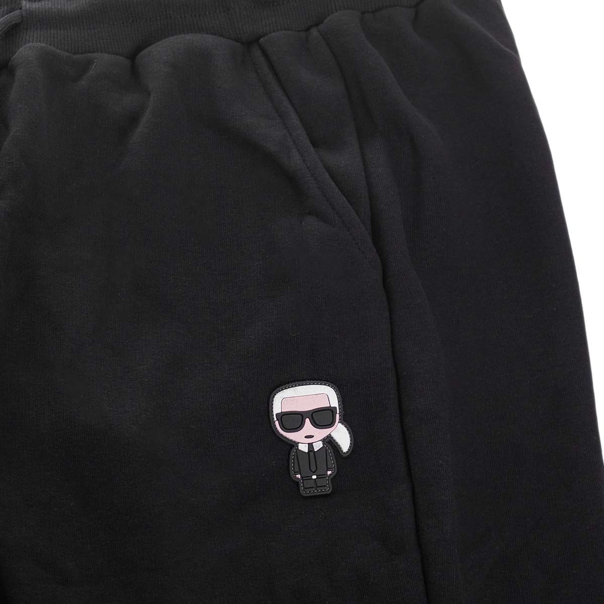 Spodnie męskie dresowe KARL LAGERFELD 100% bawełna czarne