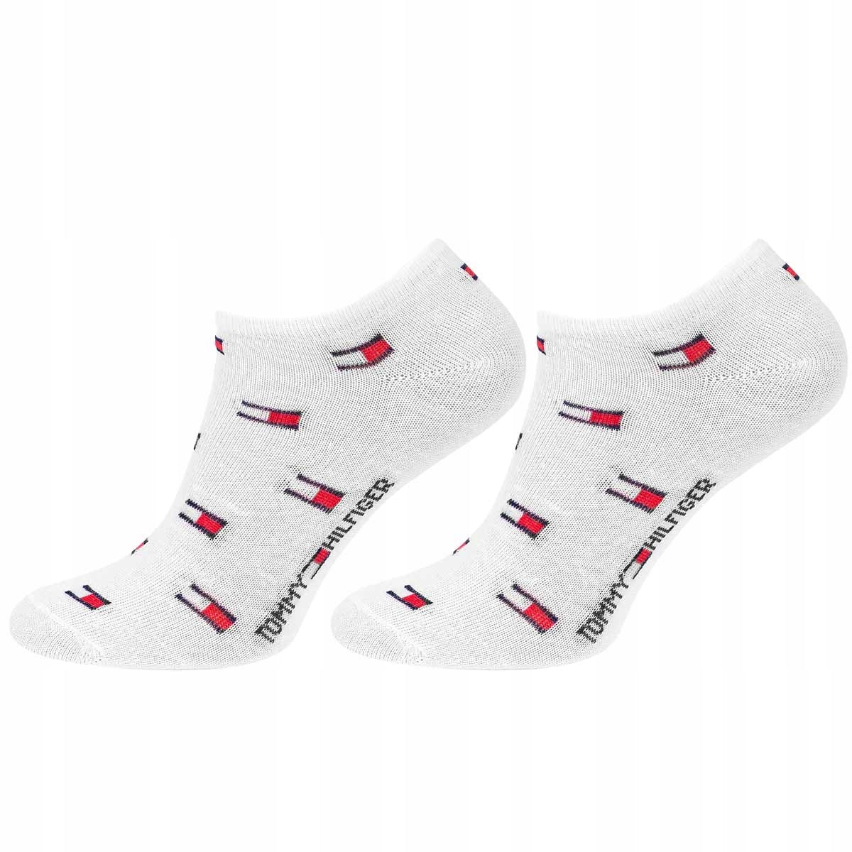 Skarpetki TOMMY HILFIGER stopki 12 par białe