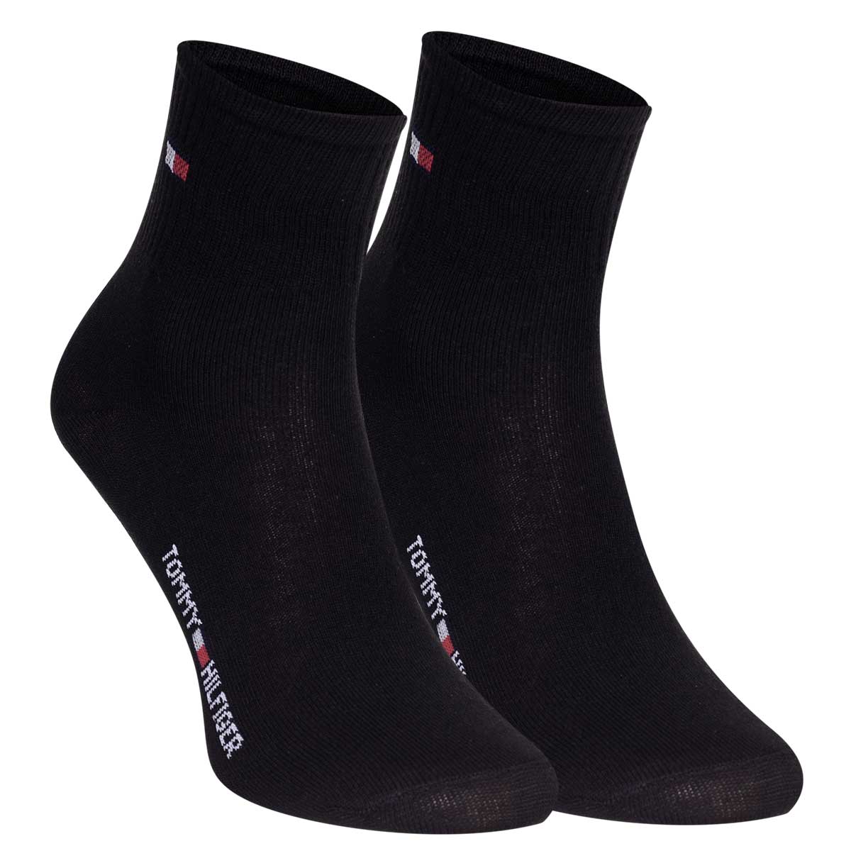Skarpetki TOMMY HILFIGER skarpety 12 PAR 100% BAWEŁNA czarne