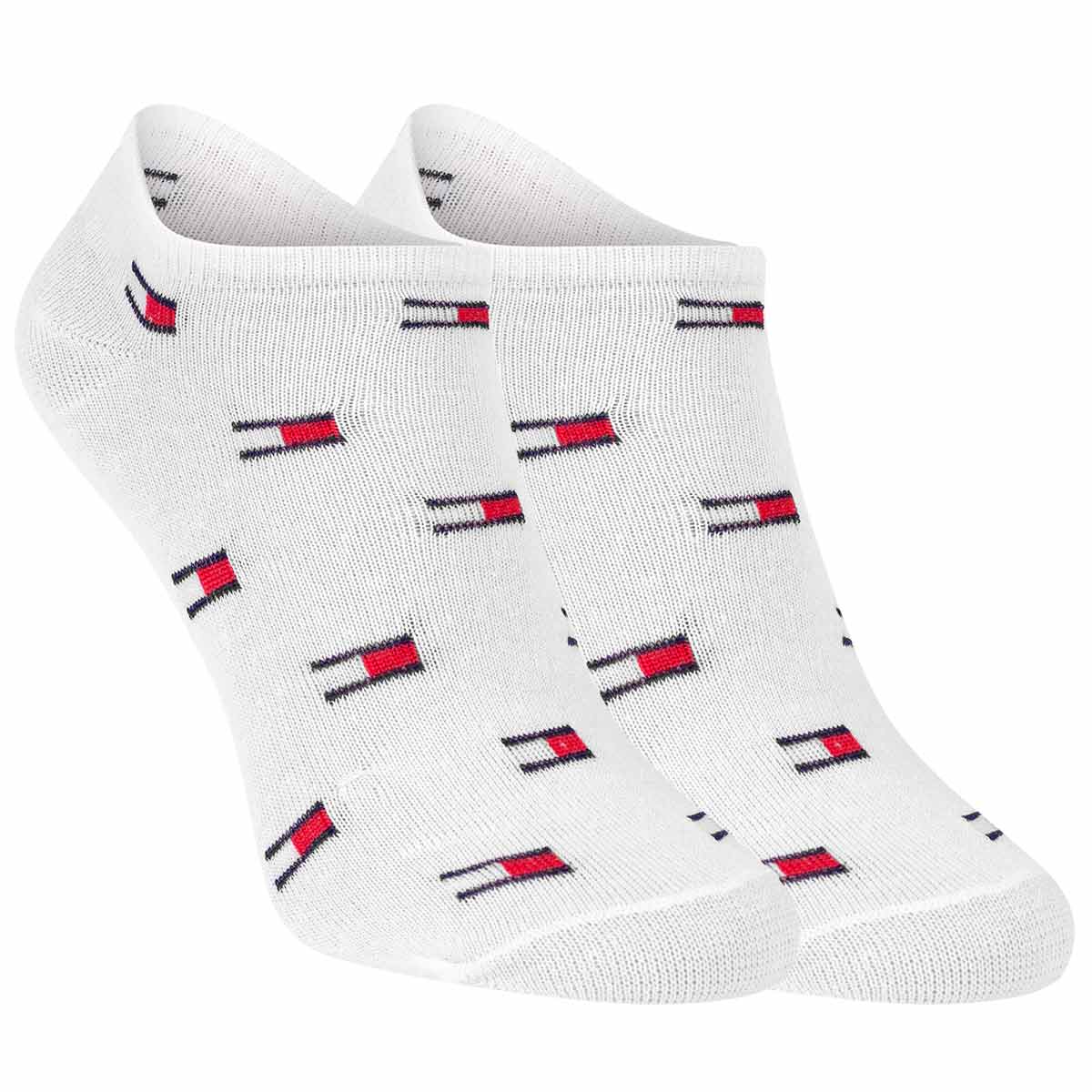 Skarpetki TOMMY HILFIGER stopki 12 par białe