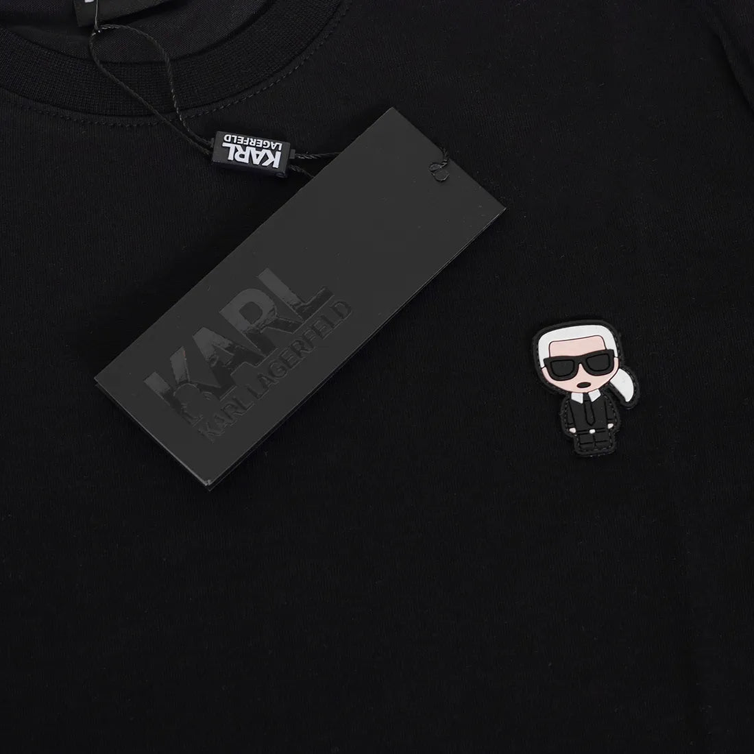 Koszulka męska t-shirt KARL LAGERFELD 100% BAWEŁNA czarna