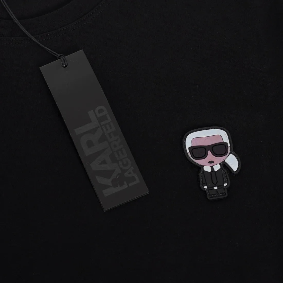 Koszulka męska t-shirt KARL LAGERFELD 100% BAWEŁNA czarna