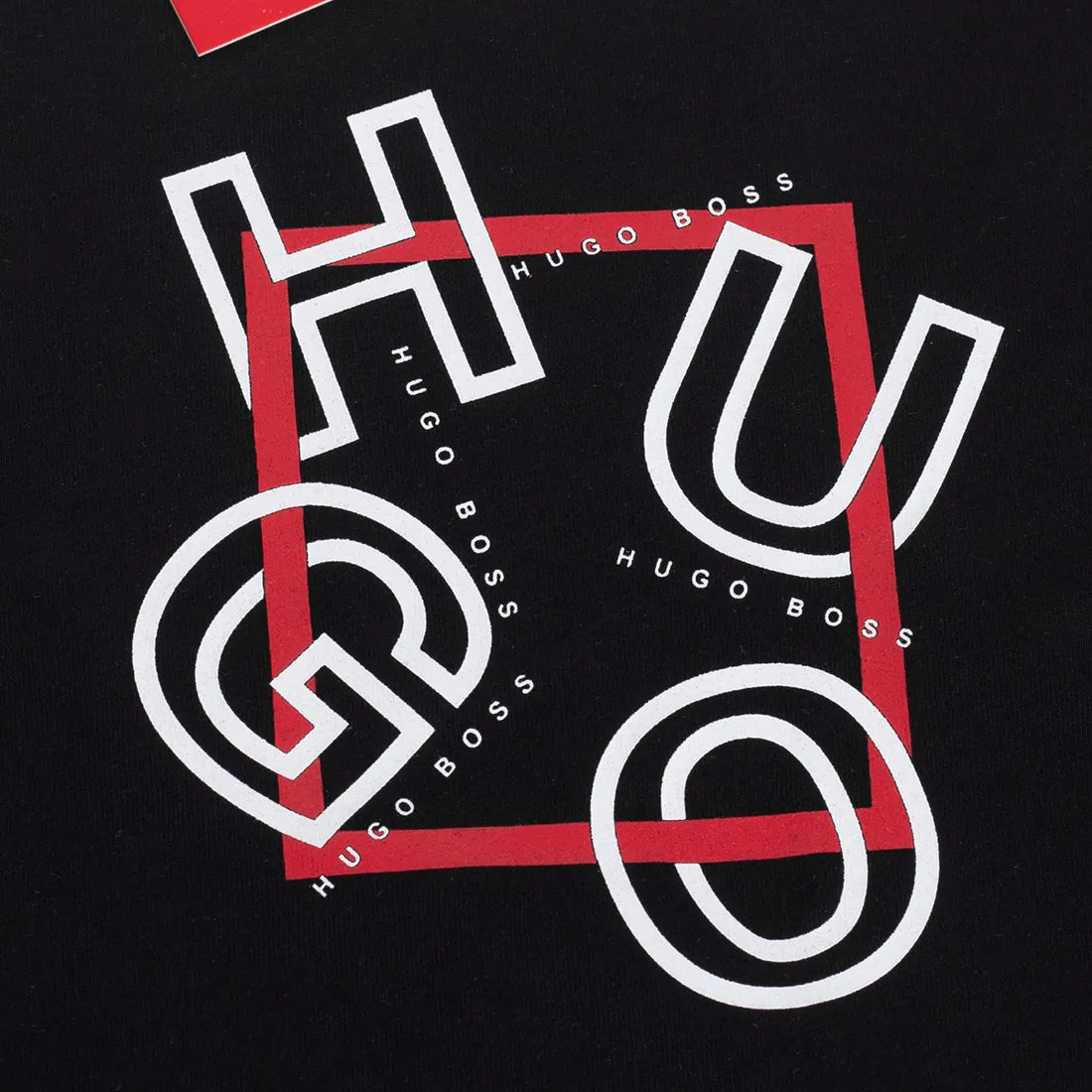 Koszulka męska t-shirt HUGO 100% BAWEŁNA czarna