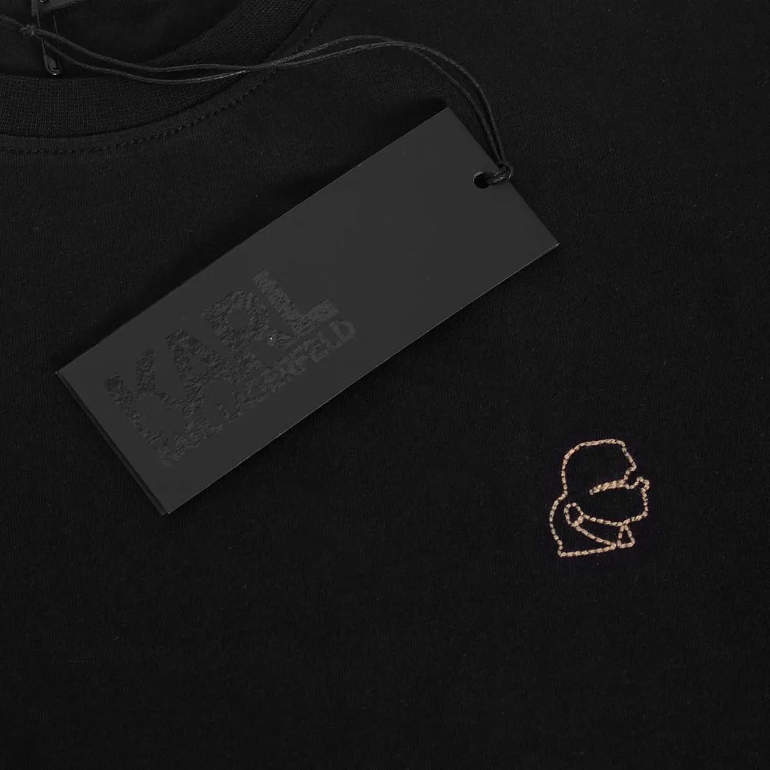 Koszulka męska t-shirt KARL LAGERFELD BAWEŁNA czarna
