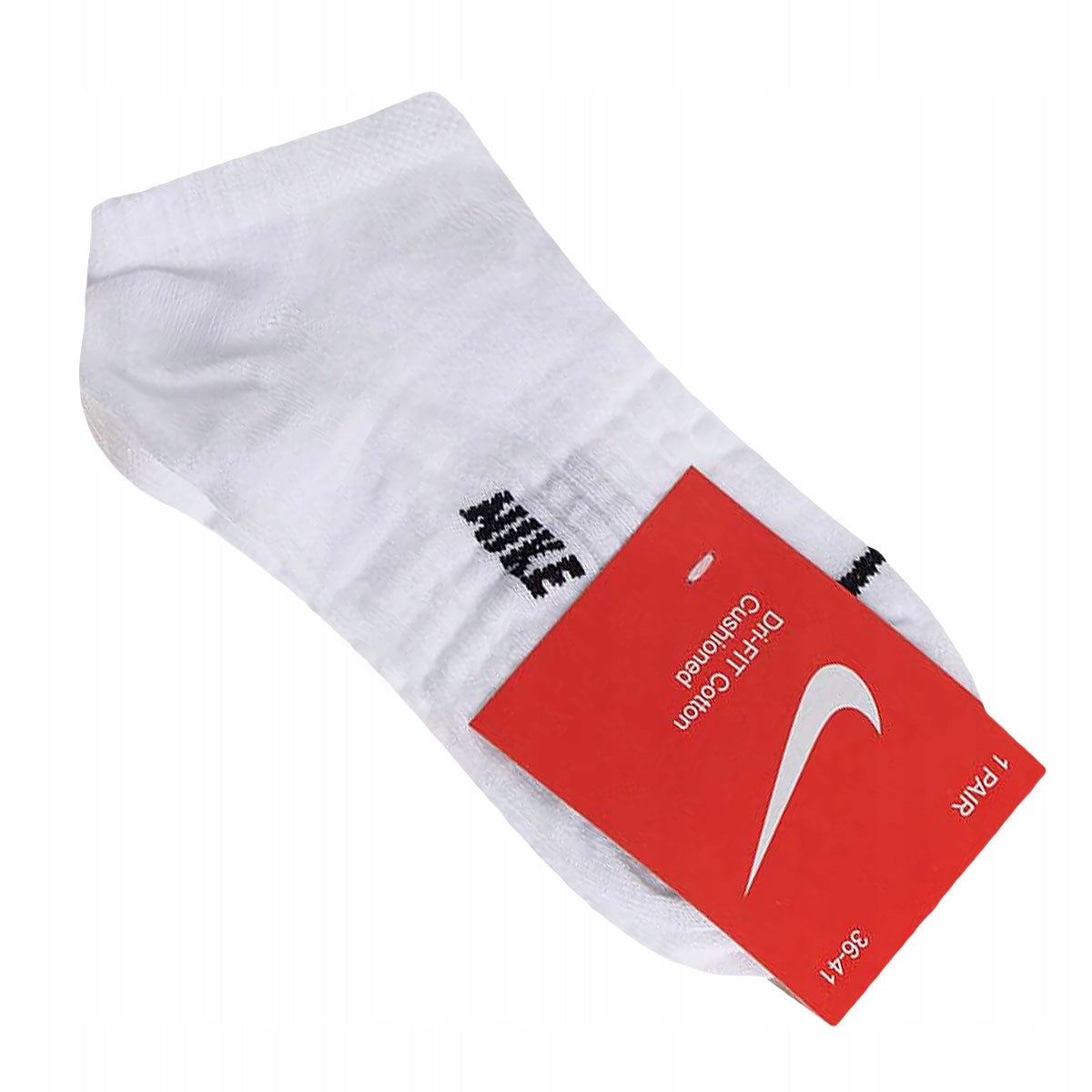 Skarpetki NIKE stopki 12 par 100% BAWEŁNA białe