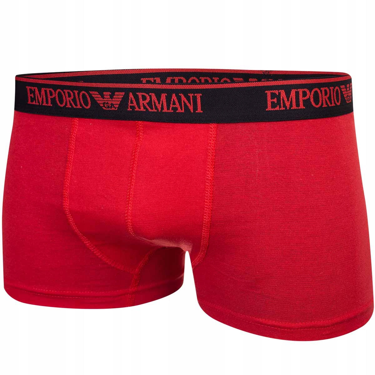 Bokserki męskie EMPORIO ARMANI majtki 3 pary czarne/czerwone/niebieskie