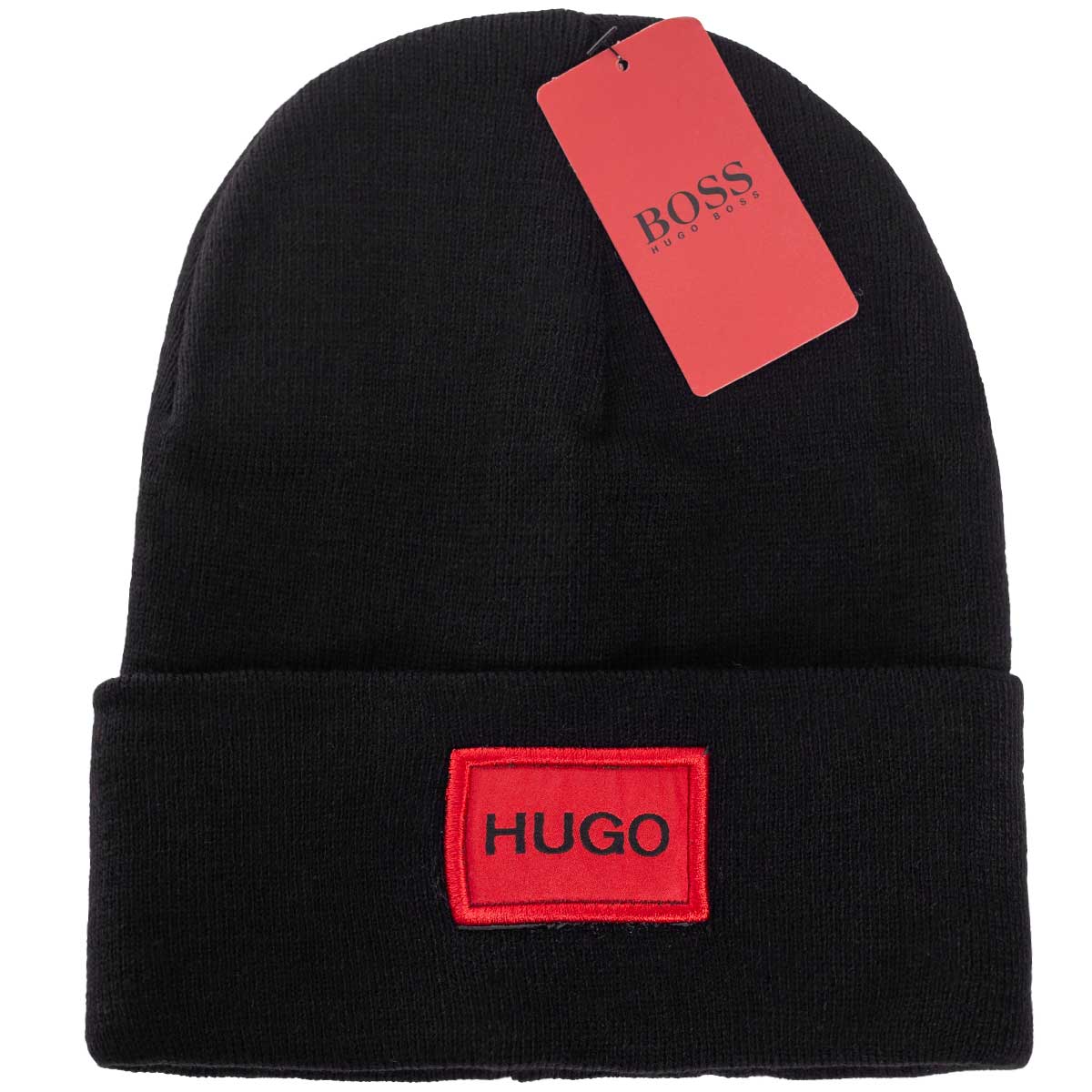 Czapka zimowa HUGO BOSS czarna