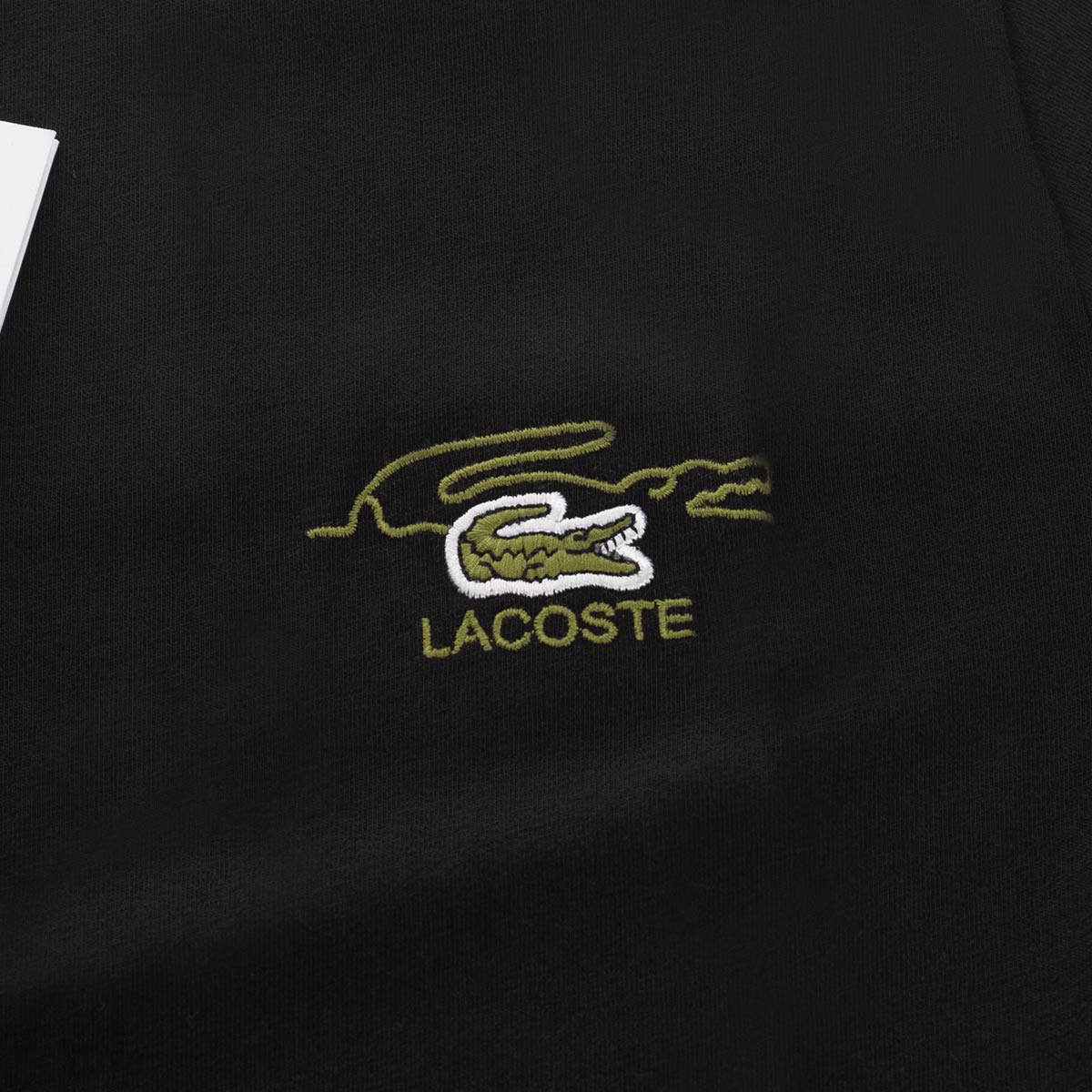 Koszulka męska t-shirt LACOSTE 100% BAWEŁNA czarna