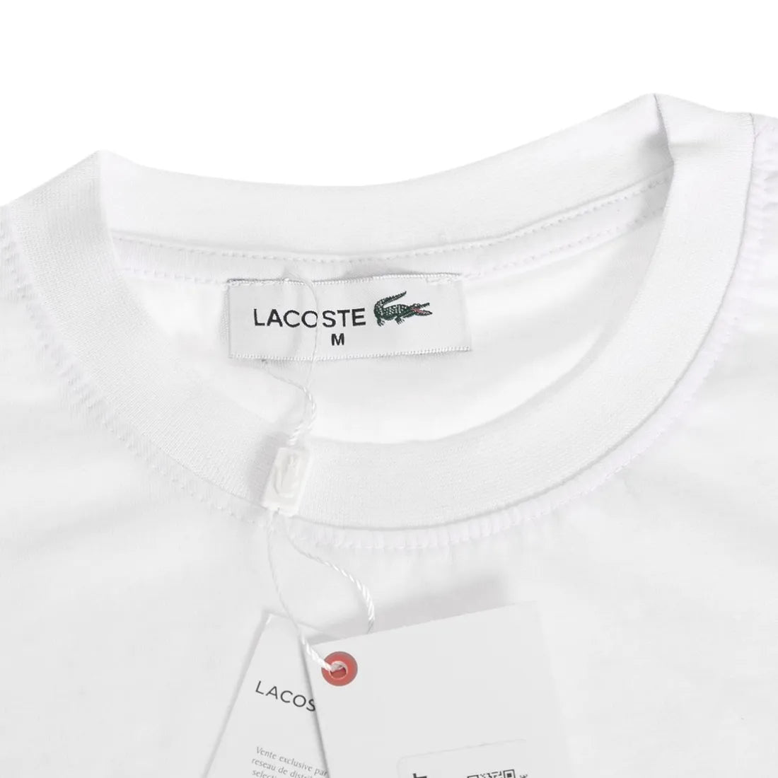 Koszulka męska t-shirt LACOSTE biała 100% BAWEŁNA