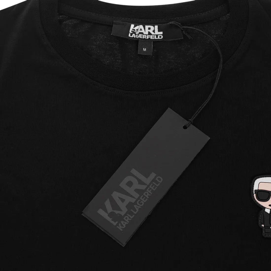 Koszulka męska t-shirt czarna KARL LAGERFELD 100% BAWEŁNA