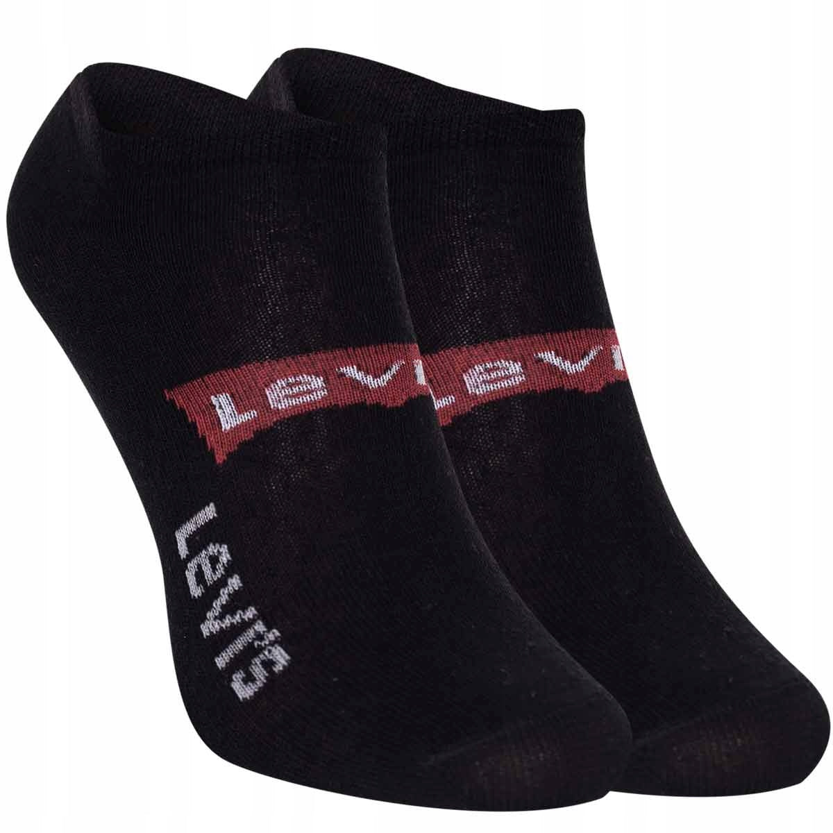 Skarpetki LEVI'S stopki 12 par BAWEŁNA białe/szare/czarne