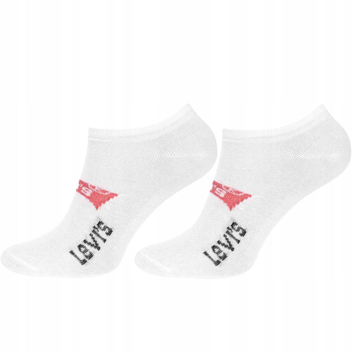 Skarpetki LEVI'S stopki 12 par BAWEŁNA białe/szare/czarne