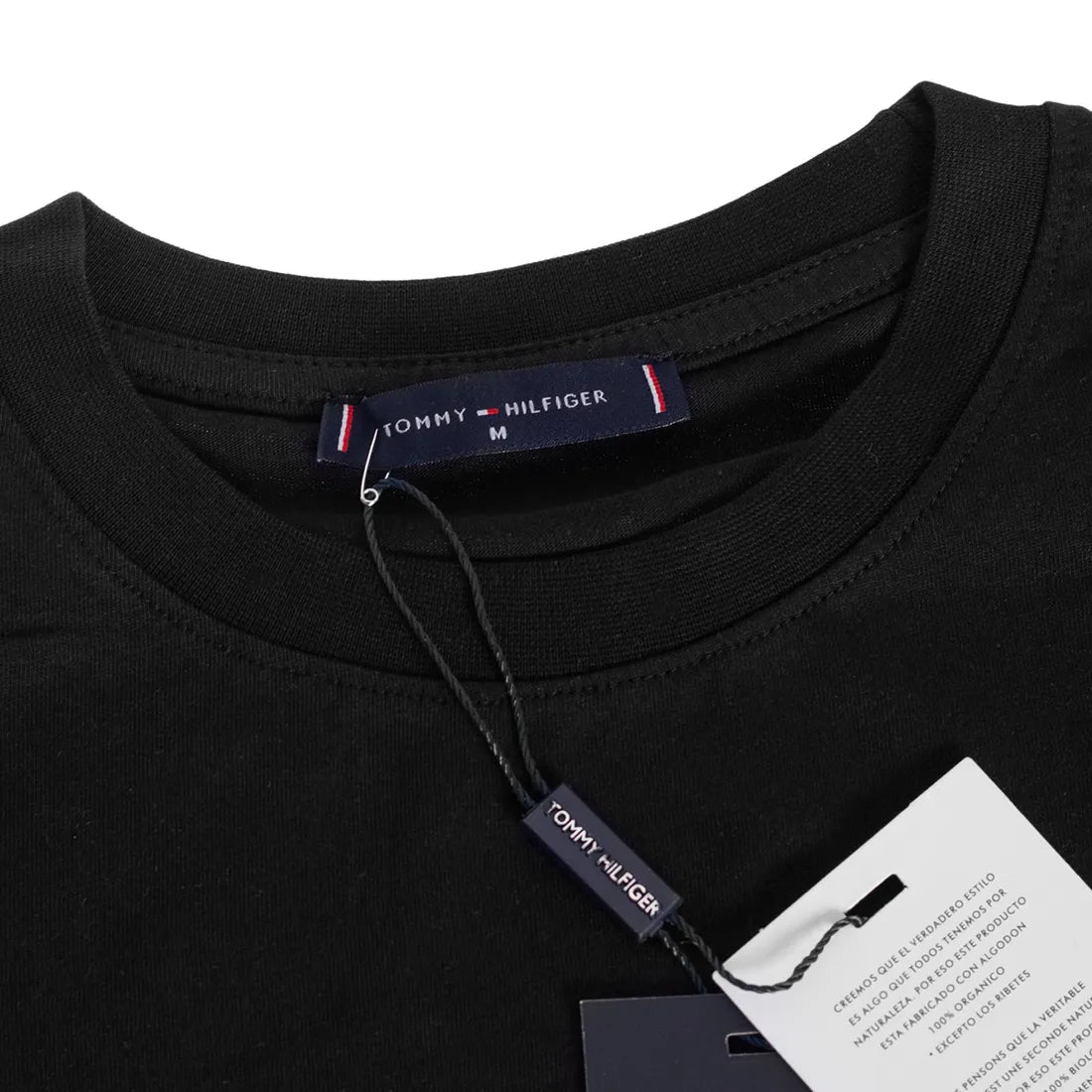 Koszulka męska t-shirt TOMMY HILFIGER 100% BAWEŁNA czarna