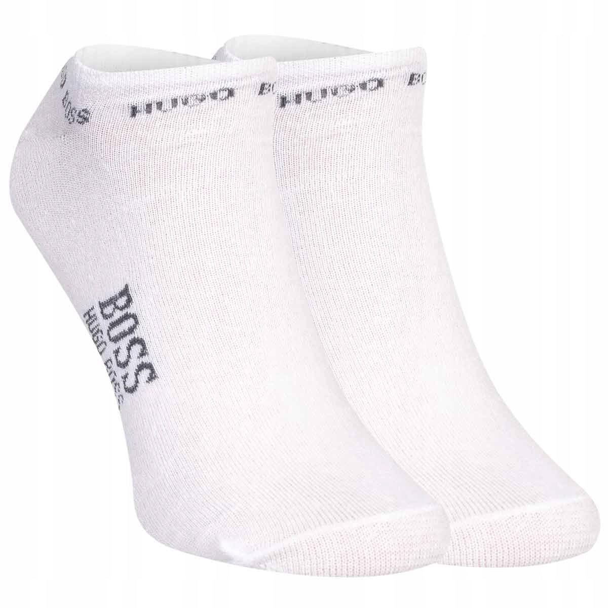 Skarpetki HUGO BOSS stopki 12 par 100% BAWEŁNA białe/szare/czarne