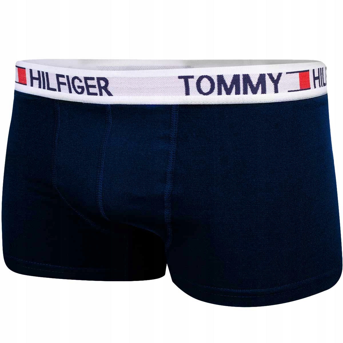 Bokserki męskie TOMMY HILFIGER majtki 3 pary czarne/czerwone/granatowe