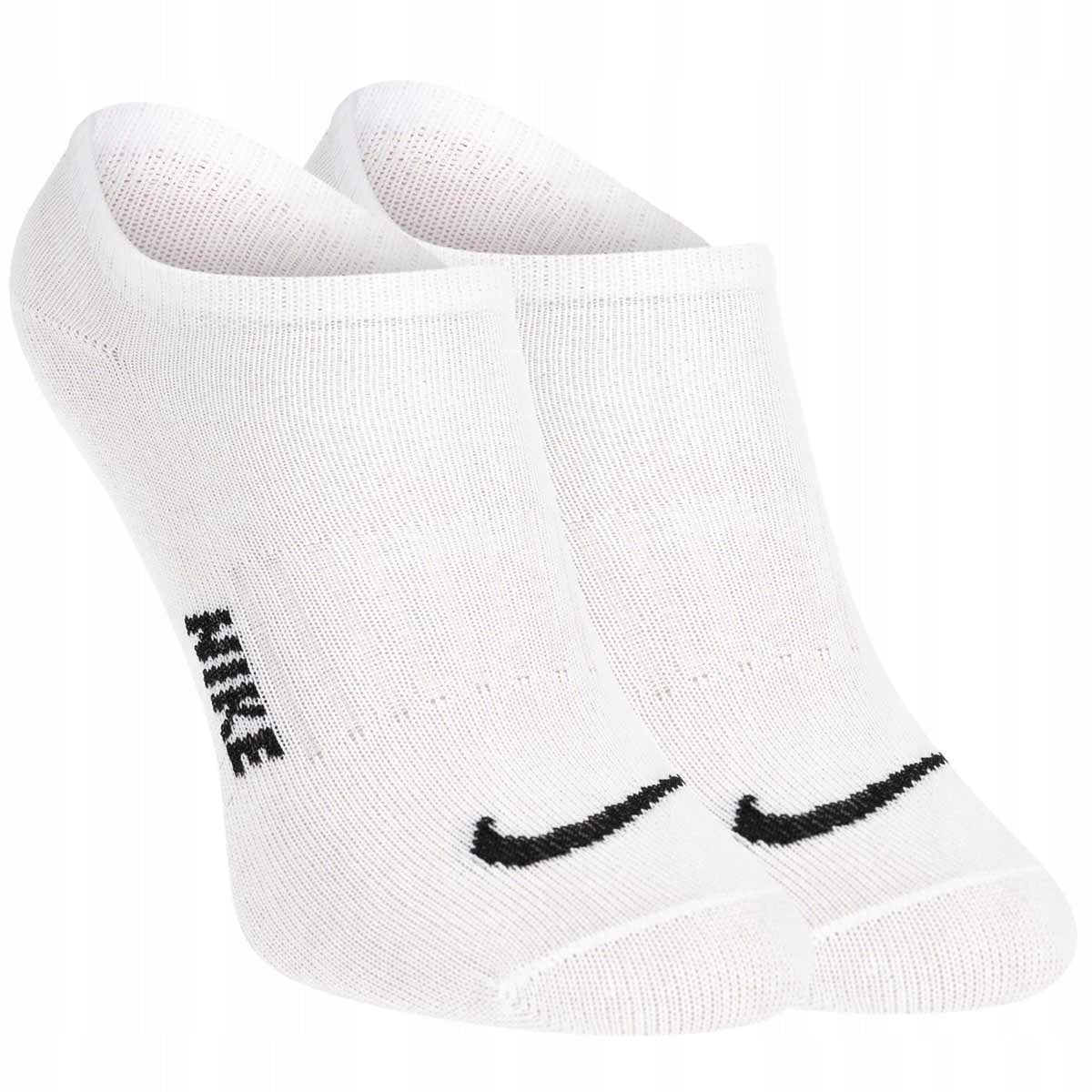 Skarpetki NIKE stopki 12 par 100% BAWEŁNA białe