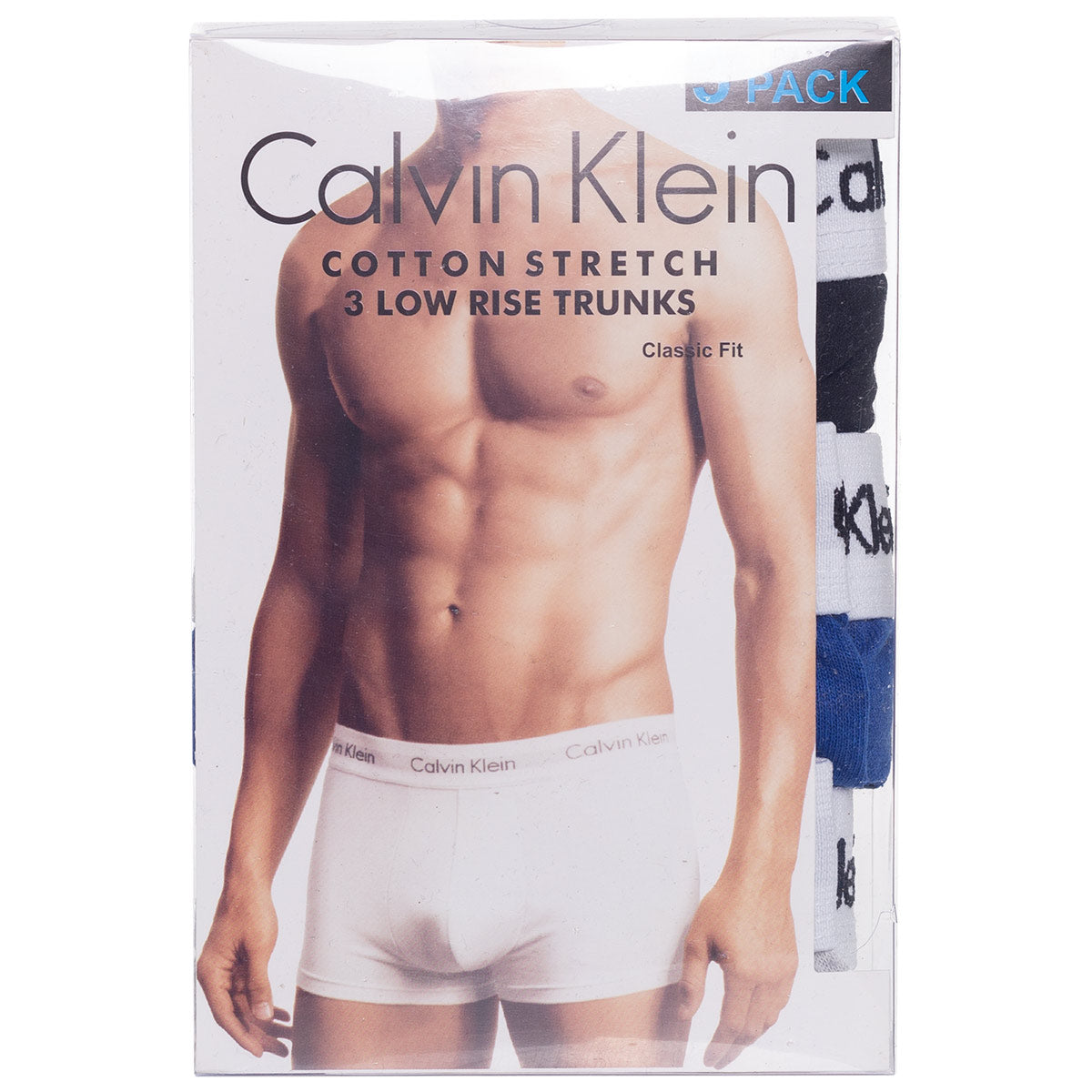 Bokserki męskie CALVIN KLEIN majtki 3 pary czarne/szare/niebieskie