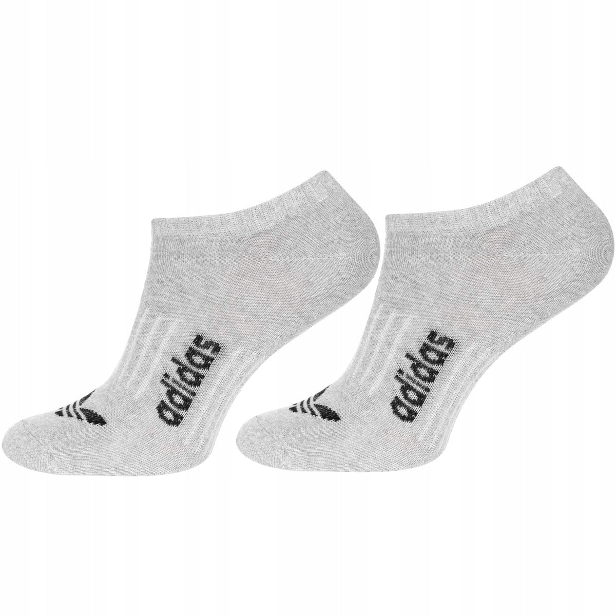 Skarpetki ADIDAS stopki 12 PAR 100% BAWEŁNA białe/szare/czarne
