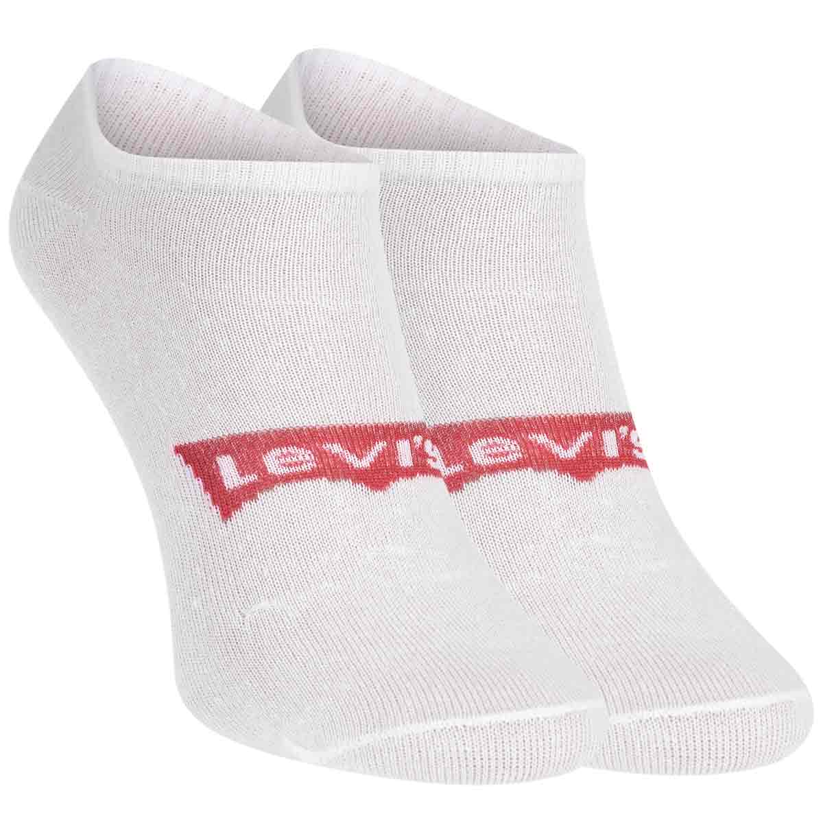Skarpetki LEVI'S stopki 12 PAR BAWEŁNA białe