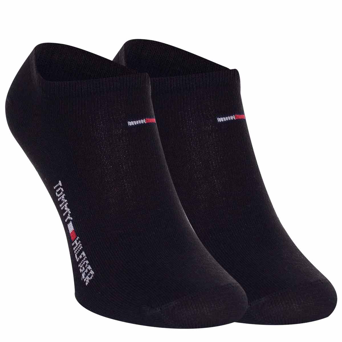 Skarpetki TOMMY HILFIGER stopki 12 par BAWEŁNA czarne/szare/białe