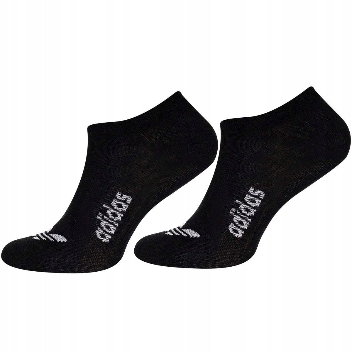 Skarpetki ADIDAS stopki 12 PAR 100% BAWEŁNA czarne