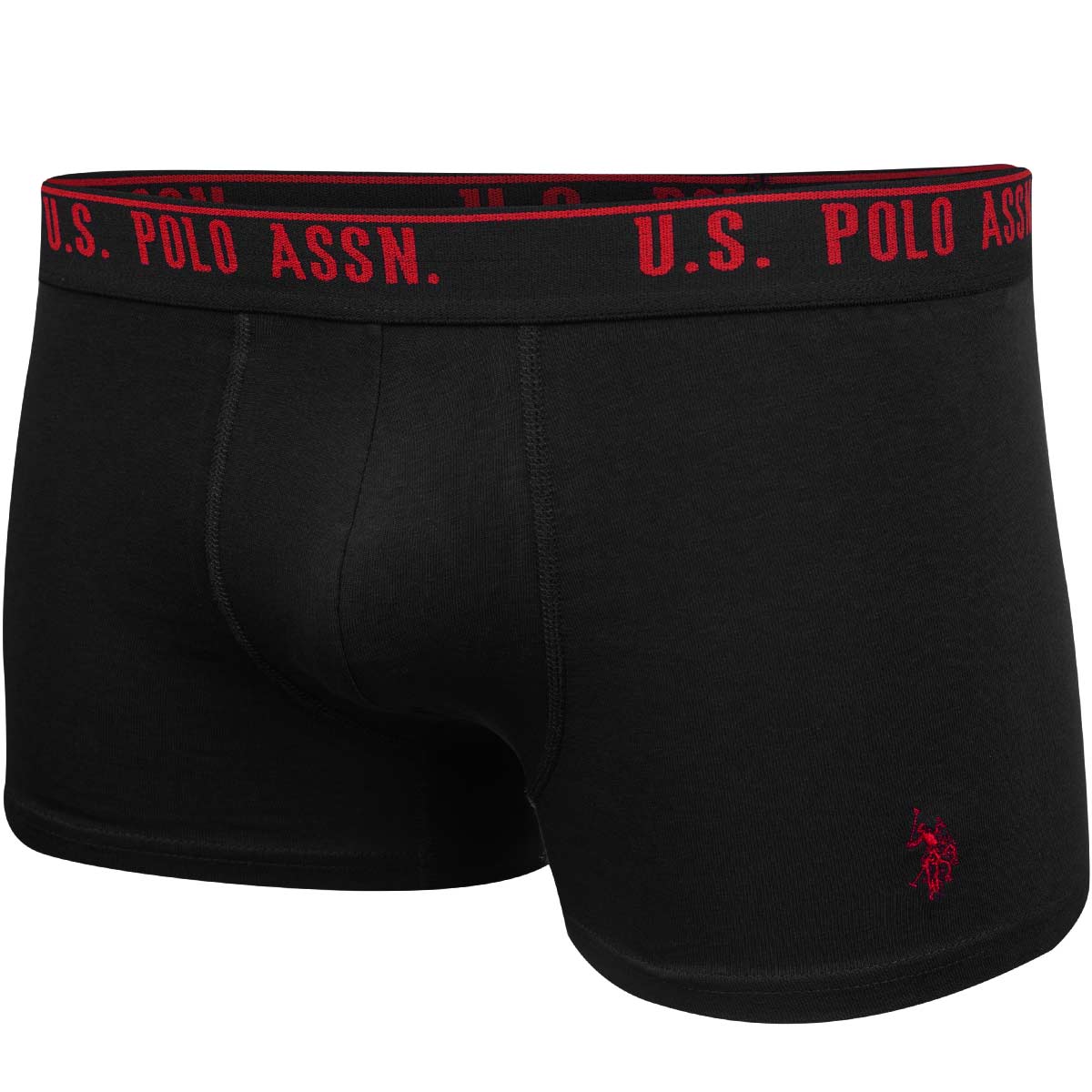 Bokserki męskie U.S. POLO ASSN majtki 3 PARY BAWEŁNA czarne, granatowe, czerwone