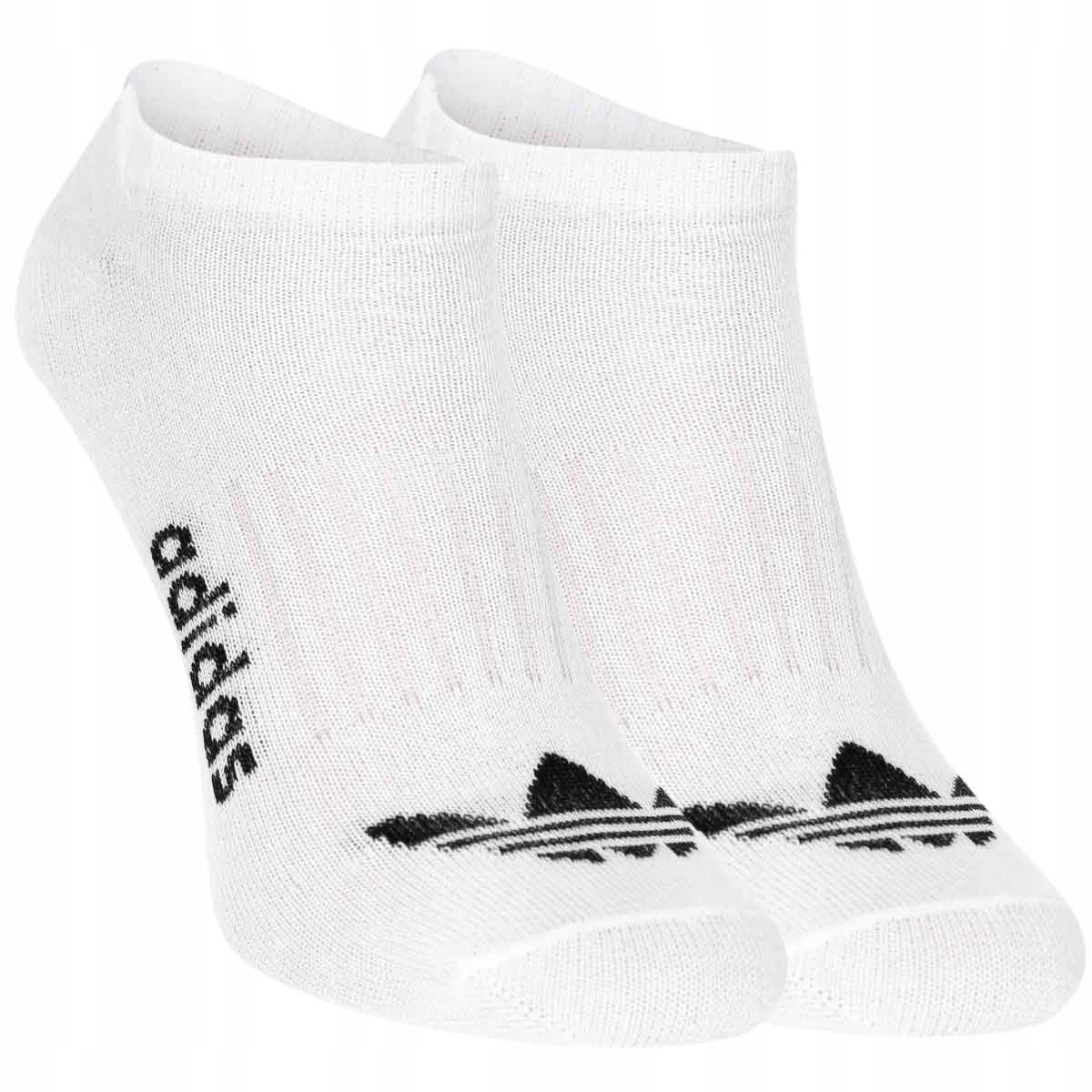 Skarpetki ADIDAS stopki 12 PAR 100% BAWEŁNA białe/szare/czarne