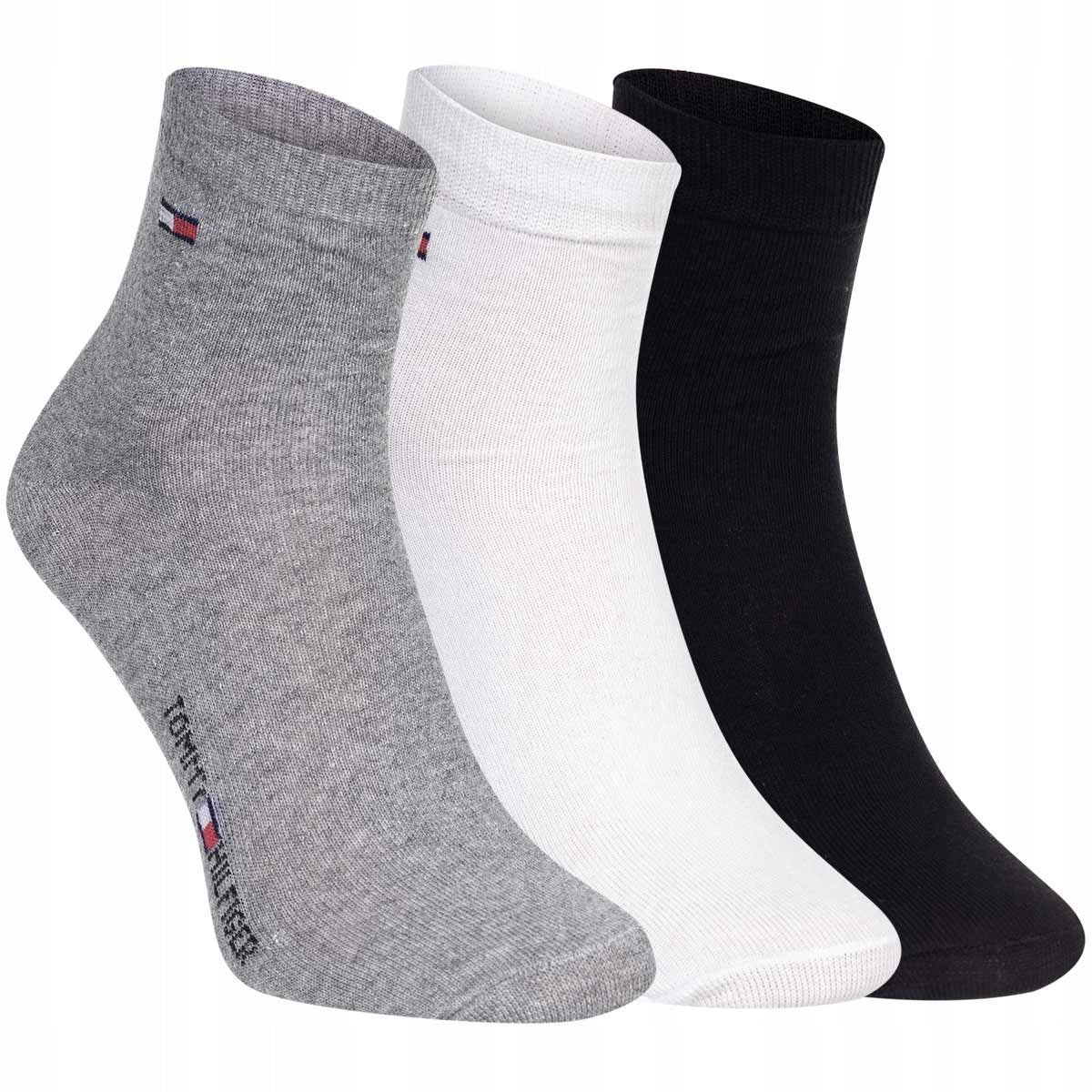 Skarpetki TOMMY HILFIGER skarpety 12 par białe/szare/czarne