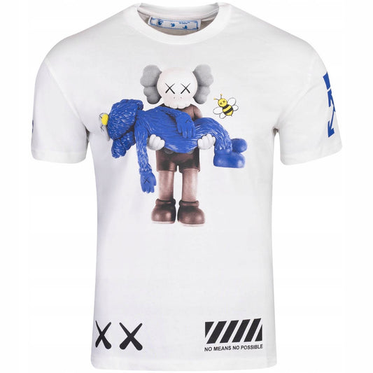 Koszulka męska t-shirt OFF WHITE 100% bawełna biała