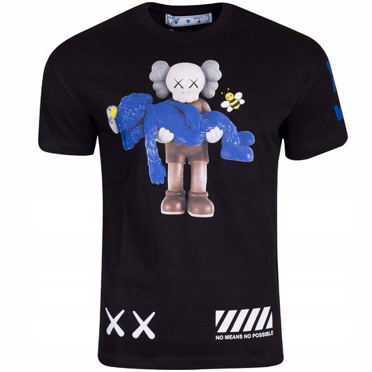 Koszulka męska t-shirt OFF WHITE 100% bawełna czarna