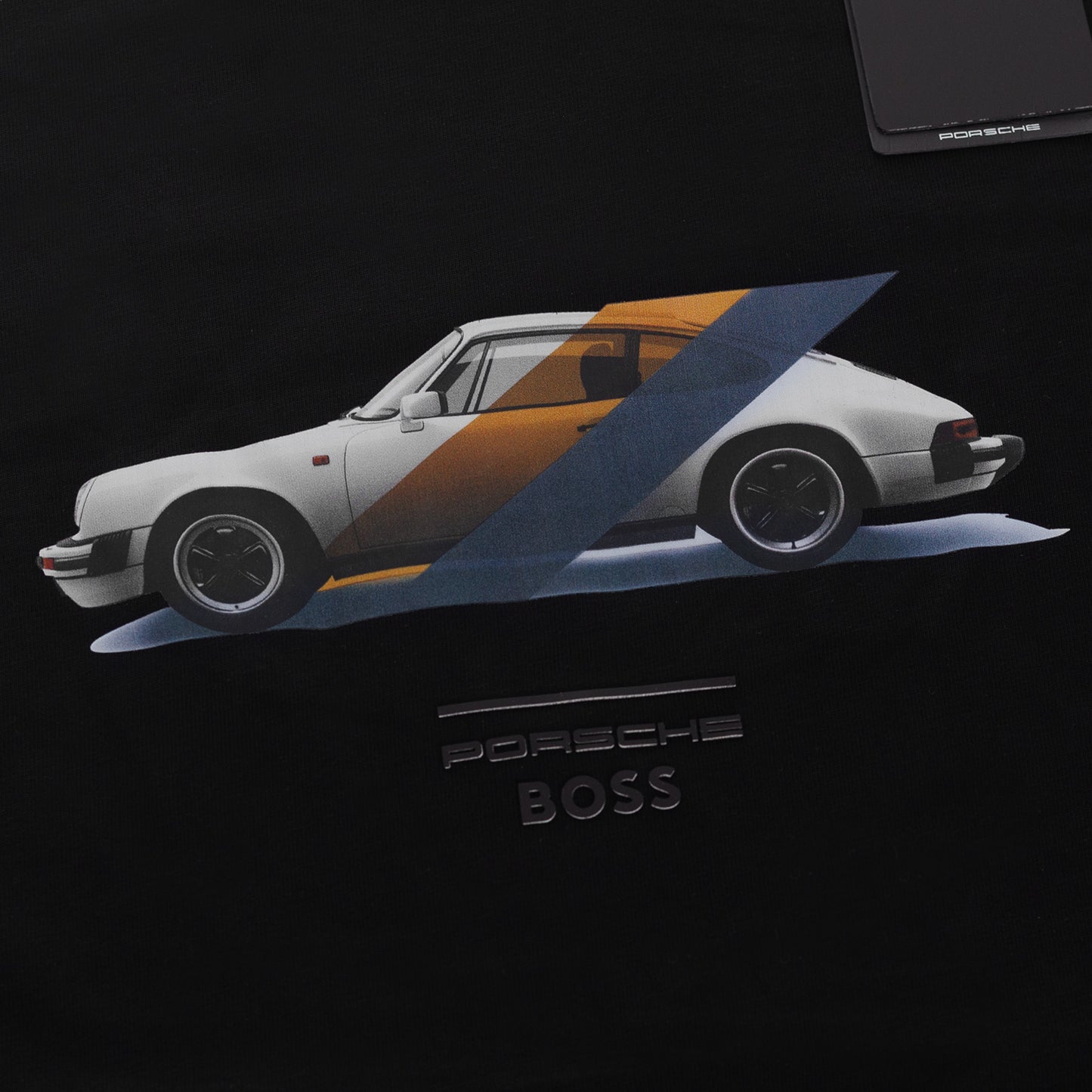 Koszulka męska t-shirt BOSS czarna BAWEŁNA