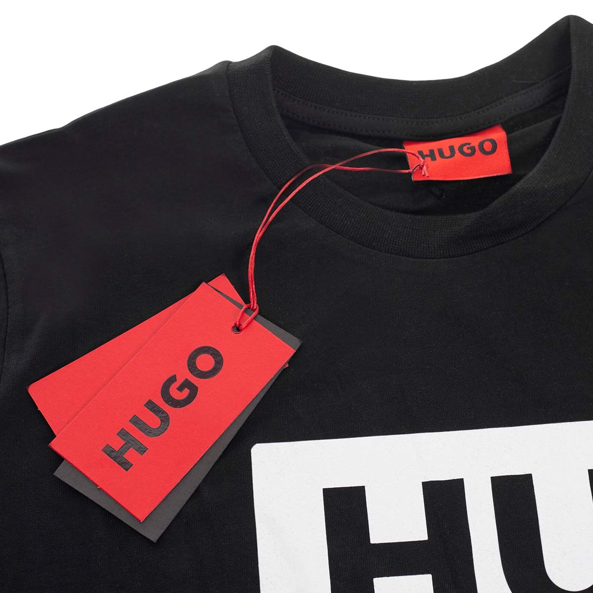 Koszulka męska t-shirt HUGO 100% BAWEŁNA czarna