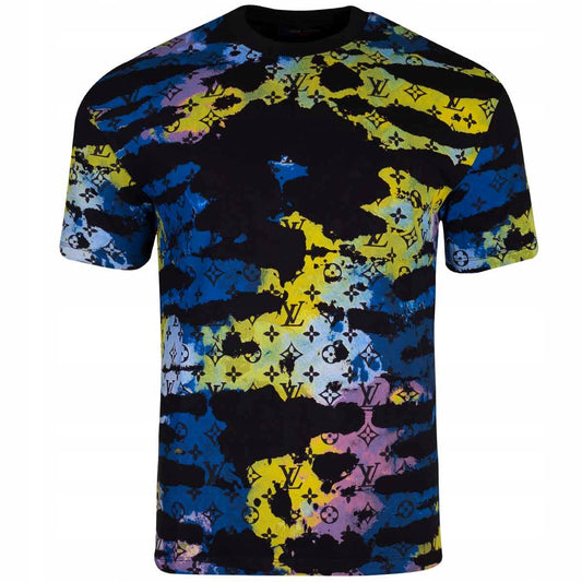 Koszulka męska t-shirt LOUIS VUITTON 100% bawełna czarna