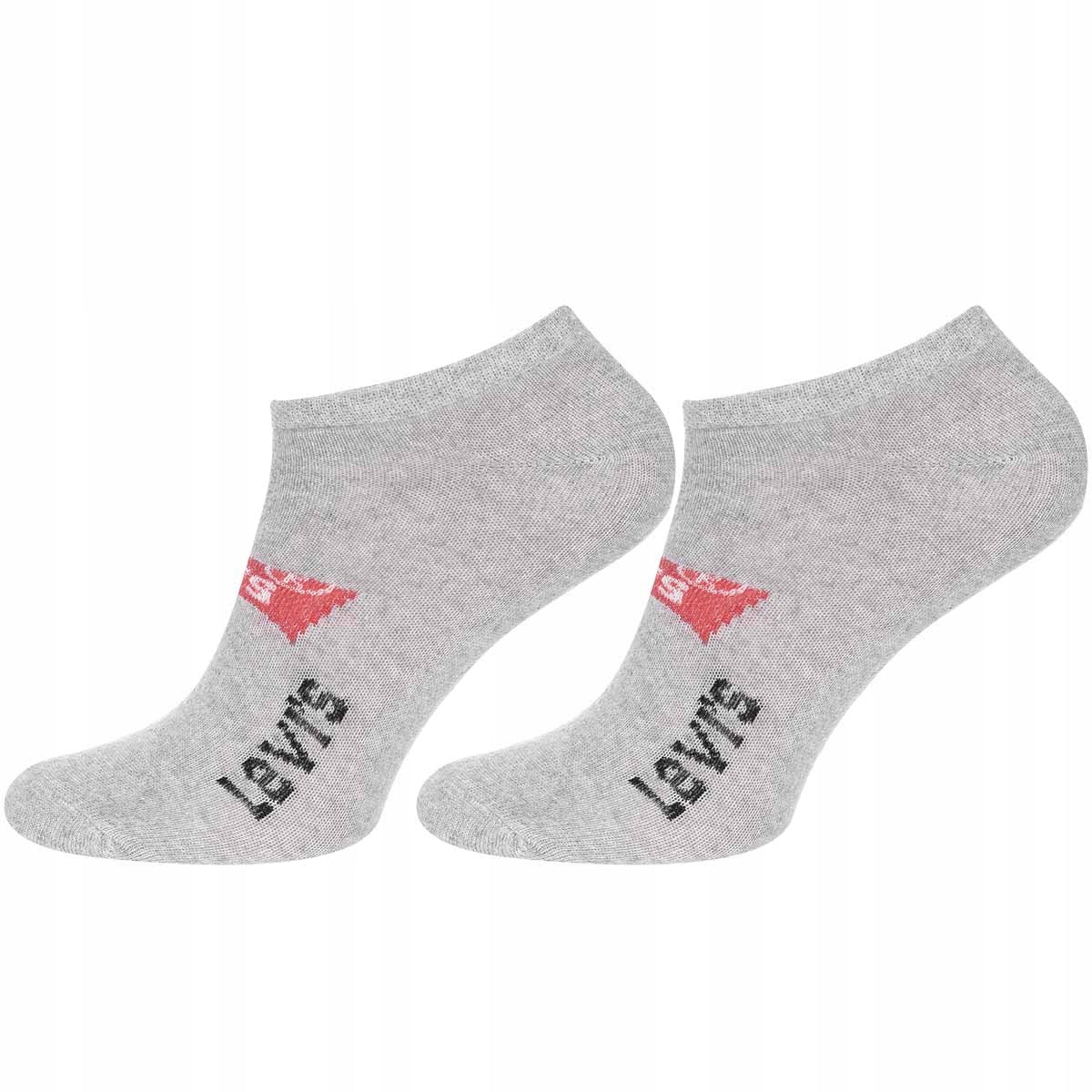 Skarpetki LEVI'S stopki 12 par BAWEŁNA białe/szare/czarne