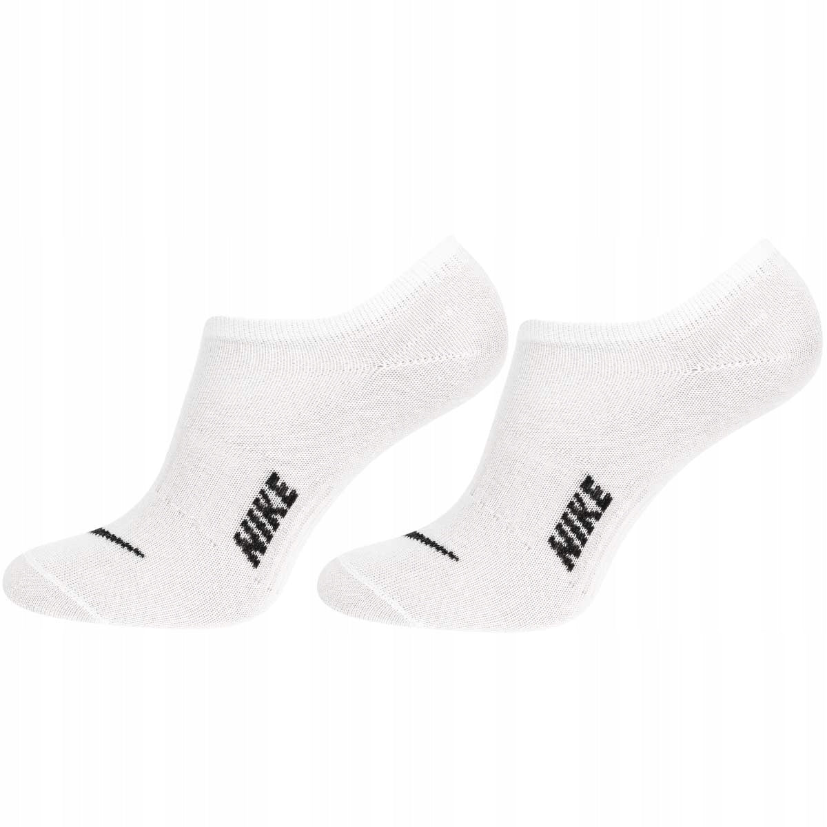 Skarpetki NIKE stopki 12 par 100% BAWEŁNA białe