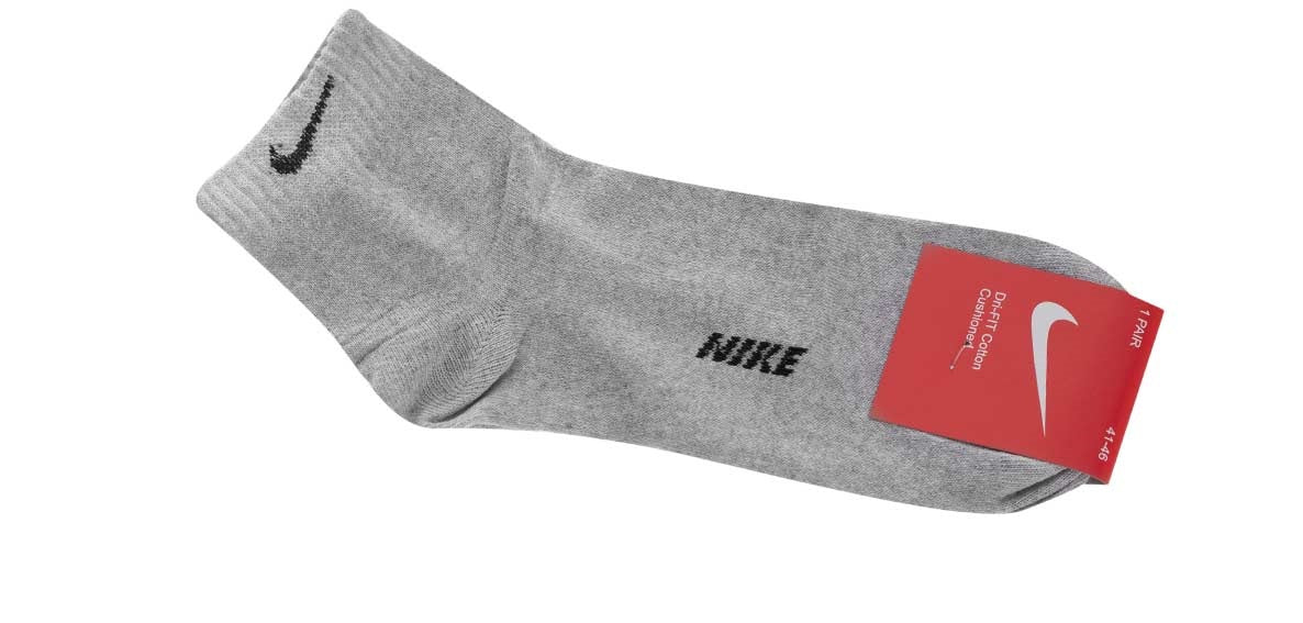 Skarpetki NIKE skarpety 100% bawełna 12 PAR szare