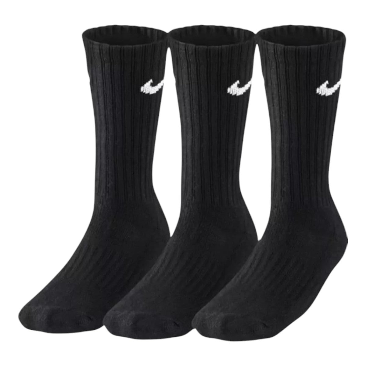 Skarpetki NIKE 3 PARY skarpety bawełna długie czarne