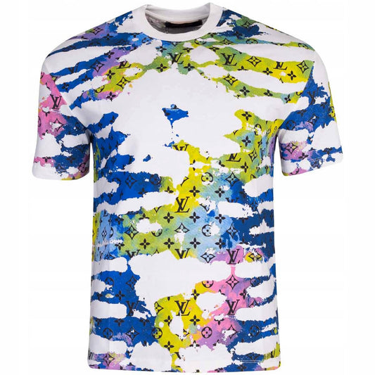 Koszulka męska t-shirt LOUIS VUITTON 100% bawełna biała