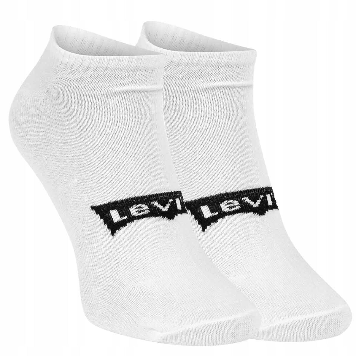 Skarpetki LEVI'S stopki 12 par bawełna białe