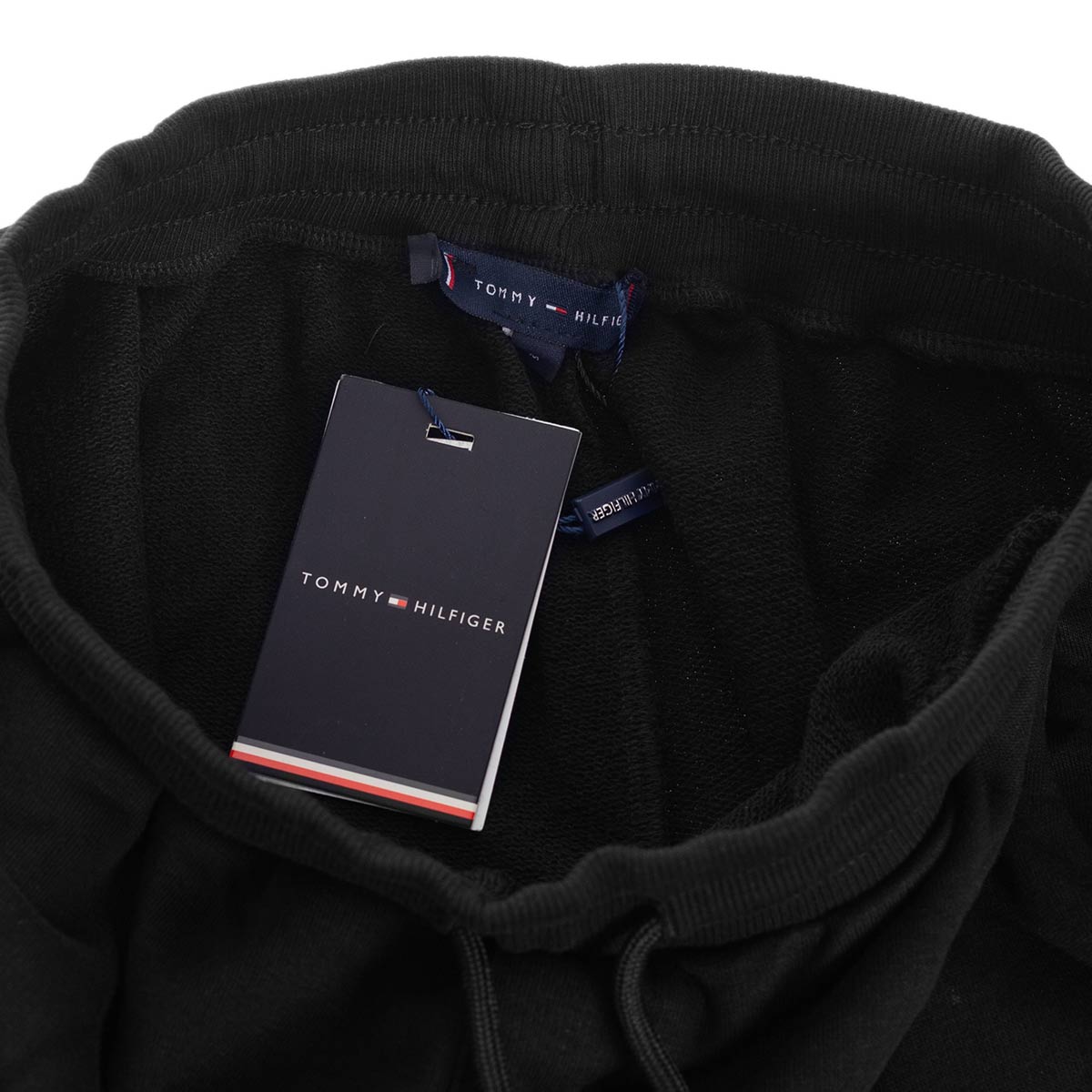 Spodnie męskie dresowe TOMMY HILFIGER 100% bawełna czarne
