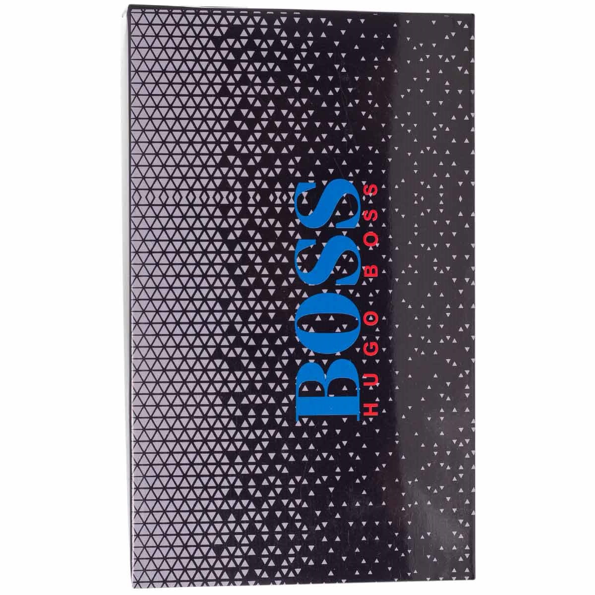 GIFTBOX Bokserki męskie HUGO BOSS majtki PREZENT 3 PARY BAWEŁNA jeansowe
