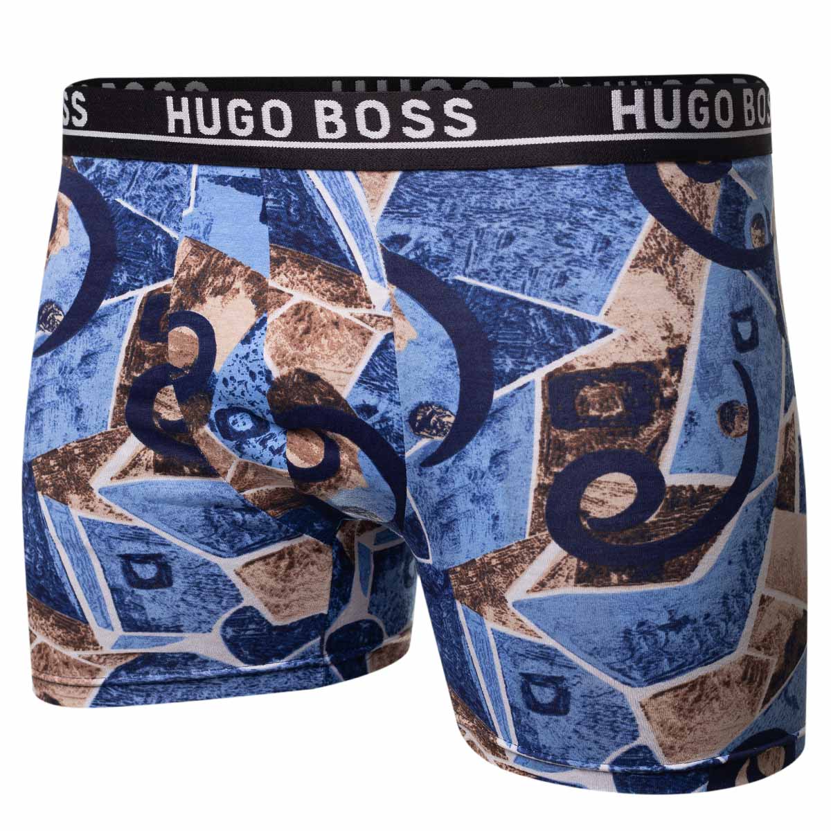 GIFTBOX Bokserki męskie HUGO BOSS majtki PREZENT 3 PARY BAWEŁNA jeansowe