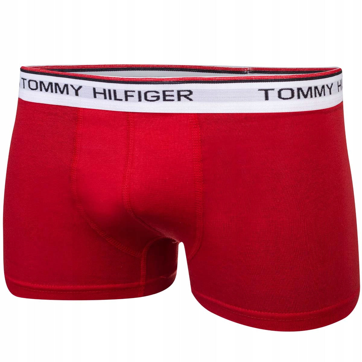 Bokserki męskie TOMMY HILFIGER majtki 3 pary czarne/czerwone/granatowe