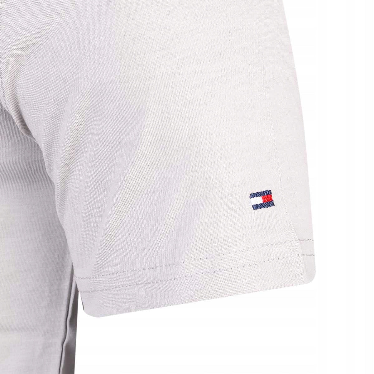 Koszulka męska t-shirt TOMMY HILFIGER 100% bawełna szara